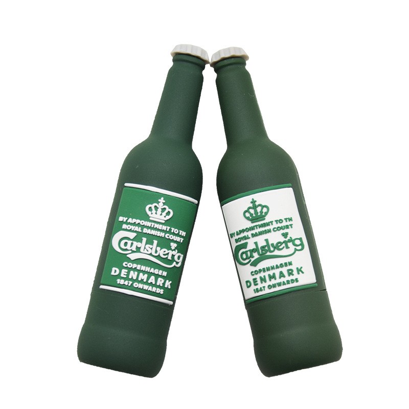2D 3D Custom USB Flash Drive  - Beer Bottle