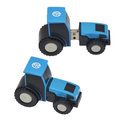 2D 3D Custom USB Flash Drive  - Truck
