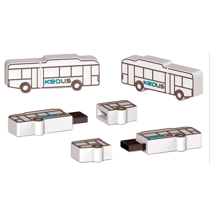 2D 3D PVC USB Flash Drive -Car -