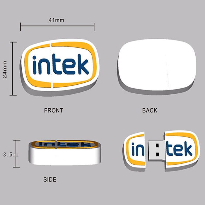 2D 3D PVC USB Flash Drive -Design