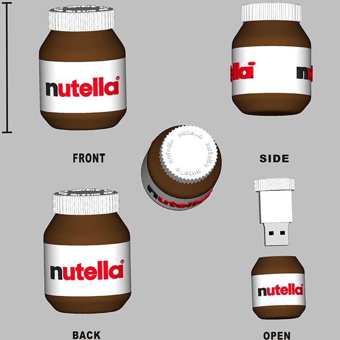 2D 3D PVC USB Flash Drive -Design