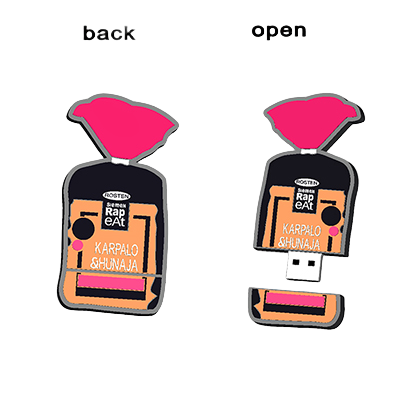 2D 3D PVC USB Flash Drive -Design