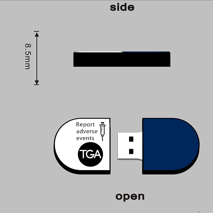 2D 3D PVC USB Flash Drive -Design