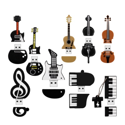 2D 3D PVC USB Flash Drive -Music