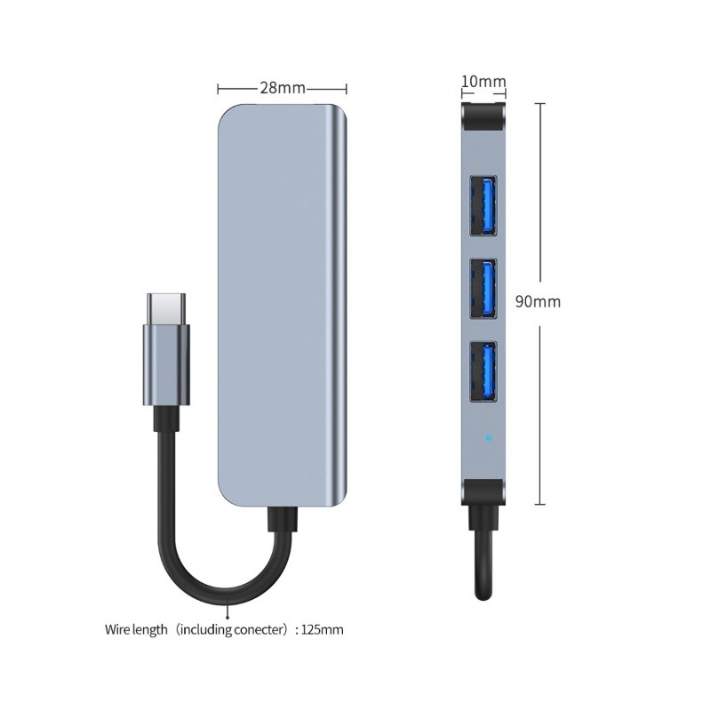 5 in 1 USB C Hubs GH-003