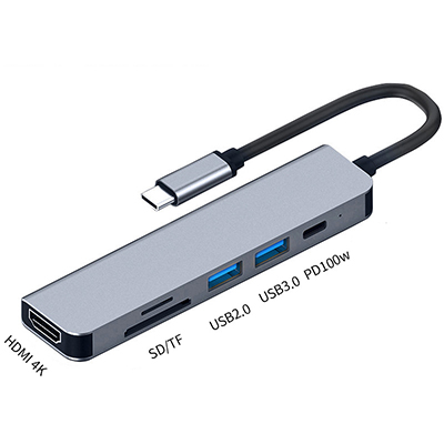 6 in 1 USB C Hubs GH-006