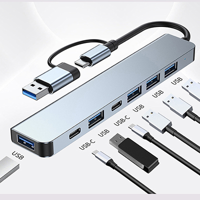 8 in 1 USB C Hubs GH-008