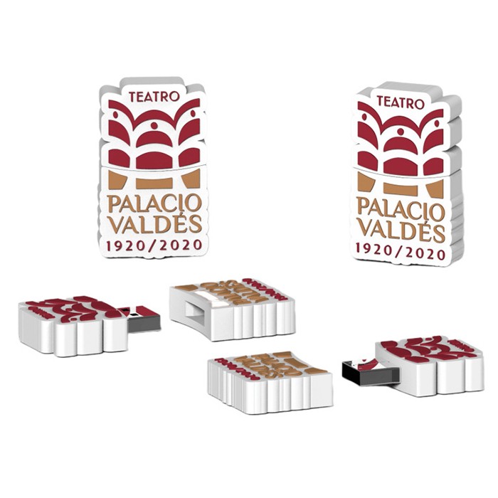 2D 3D Custom USB Flash Drive  - Building