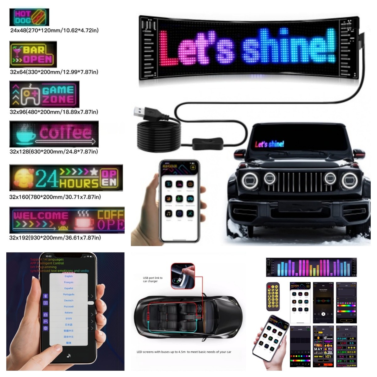 USB LED Soft screen- GL-SC16192