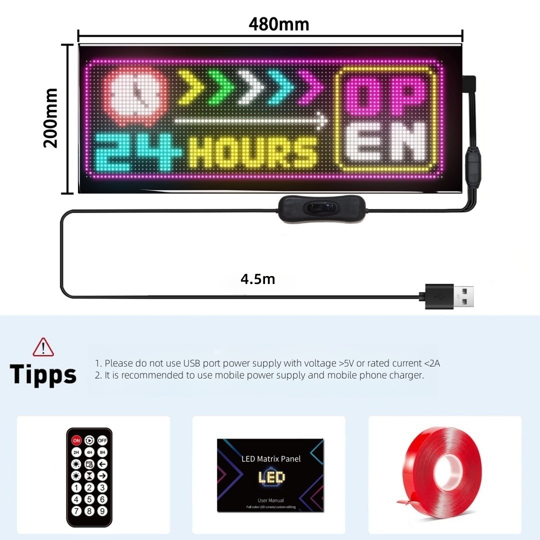 USB LED Soft screen- GL-SC3296